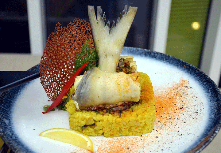 Chef Ramus winning dish